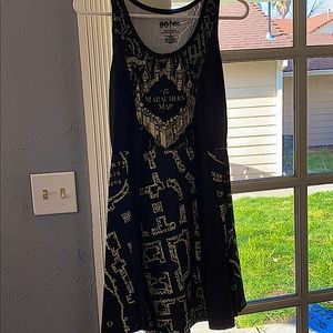 Harry Potter Marauders Map dress Small